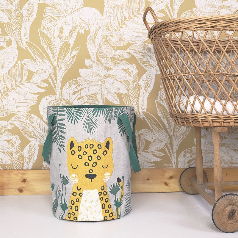 Soren Hand-Printed Storage Basket