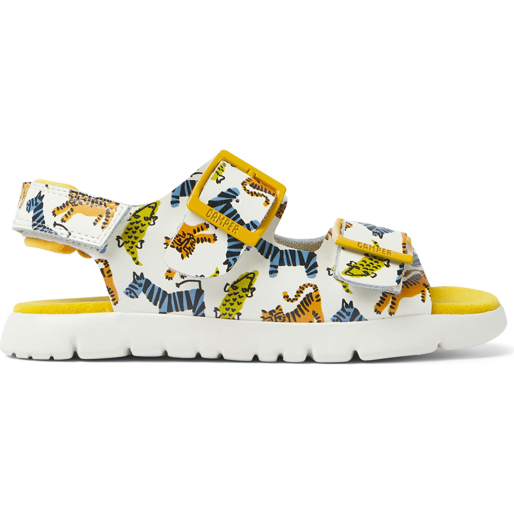 Oruga Sandals Leather, Multicolored