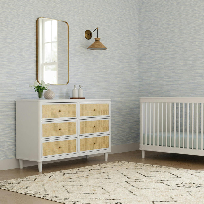 Marin with Cane 6 Drawer Dresser
