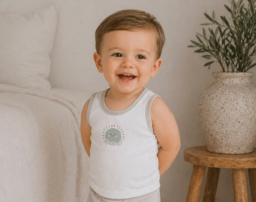 Sun Print Boys Undershirts 3 Pack