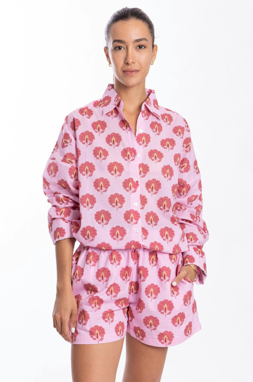 Robi Shorts in Deep Pink