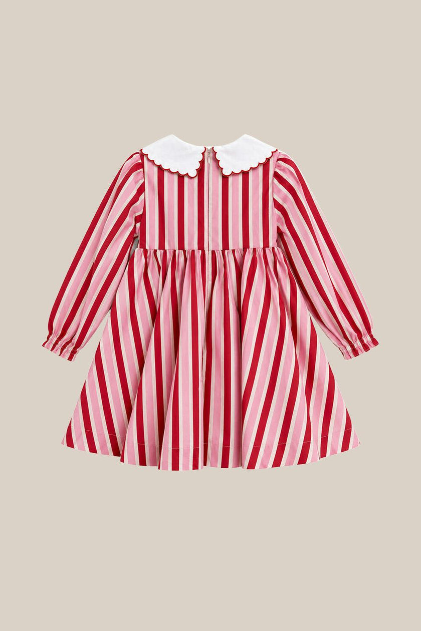 Mini Hawthorn Dress in Candy Cane Stripe