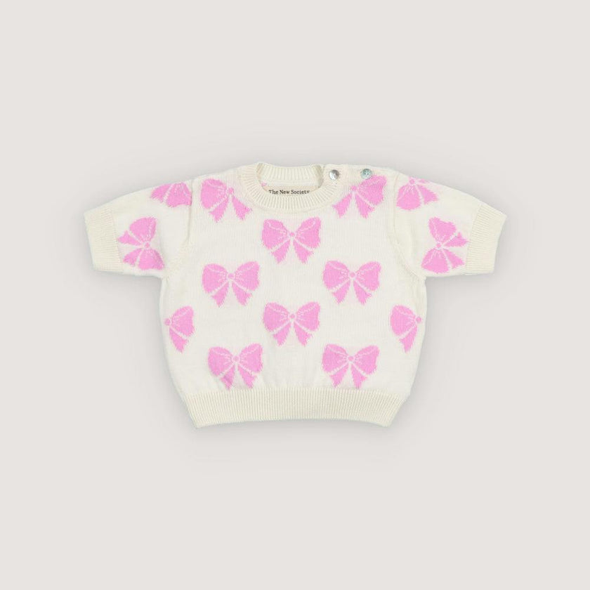 Pinpilin Baby Jumper Pink Lavander Bow