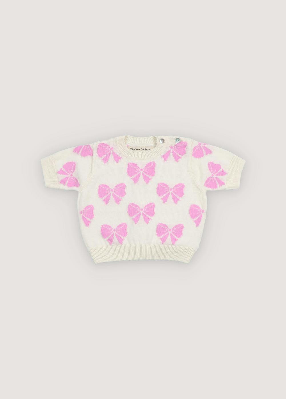 Pinpilin Baby Jumper Pink Lavander Bow