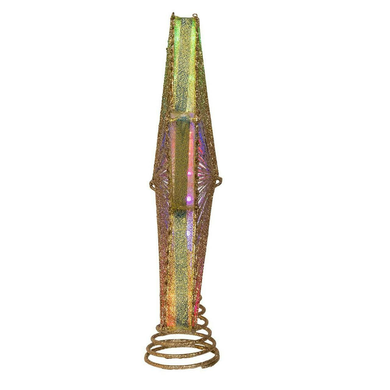 Kurt Adler 11.5-Inch 27-Light Multicolor LED Star Tree Topper