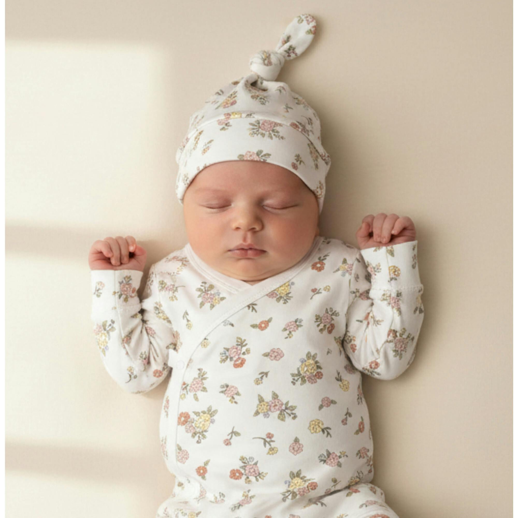 Organic Kimono Knotted Sleep Gown