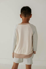 Boys Terry Sweatshirt in Sky Blue