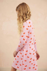 Love Hearts Dress | Bubble Gum
