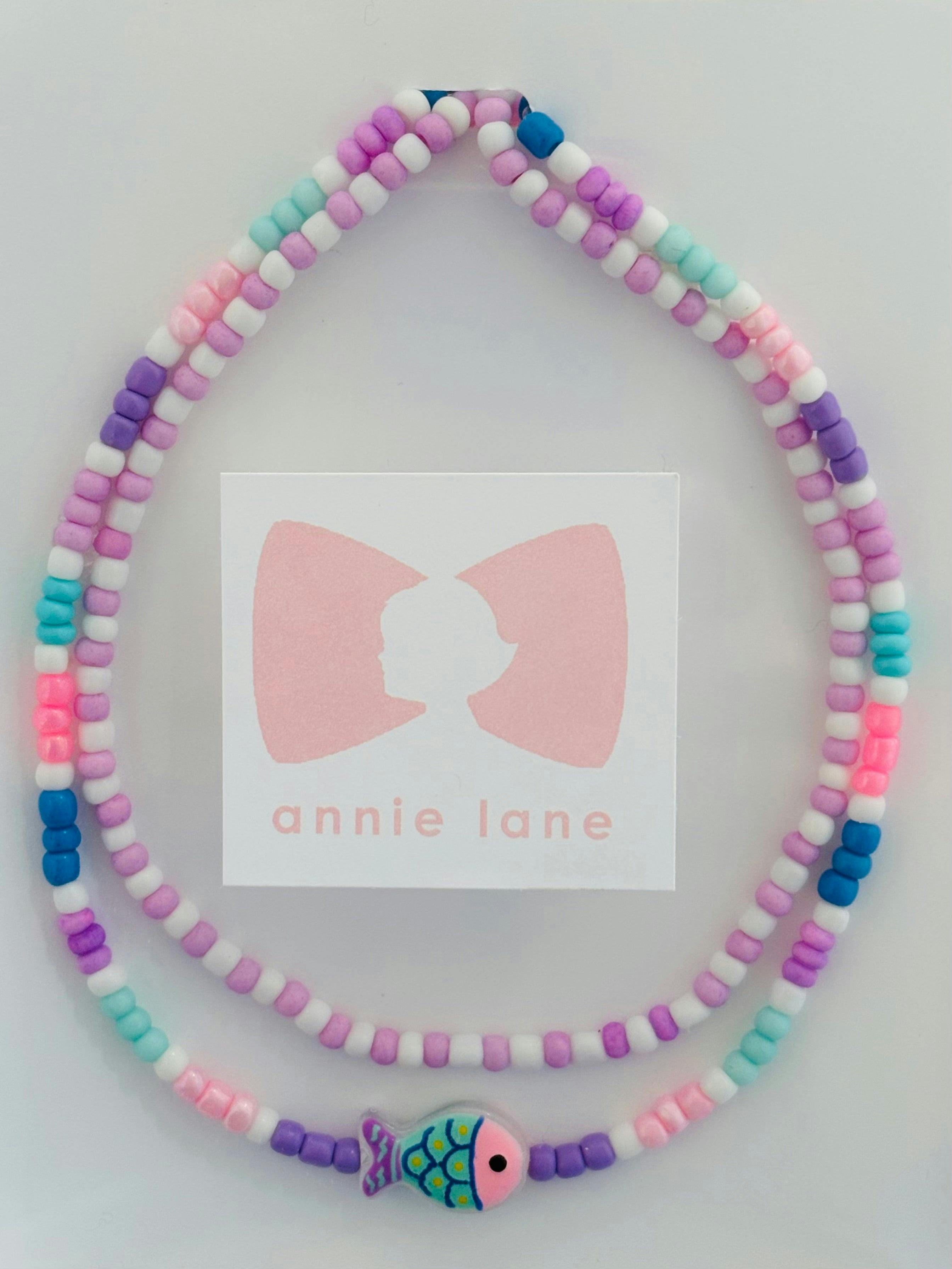 Beaded Bracelets - Tropical Fish Purple