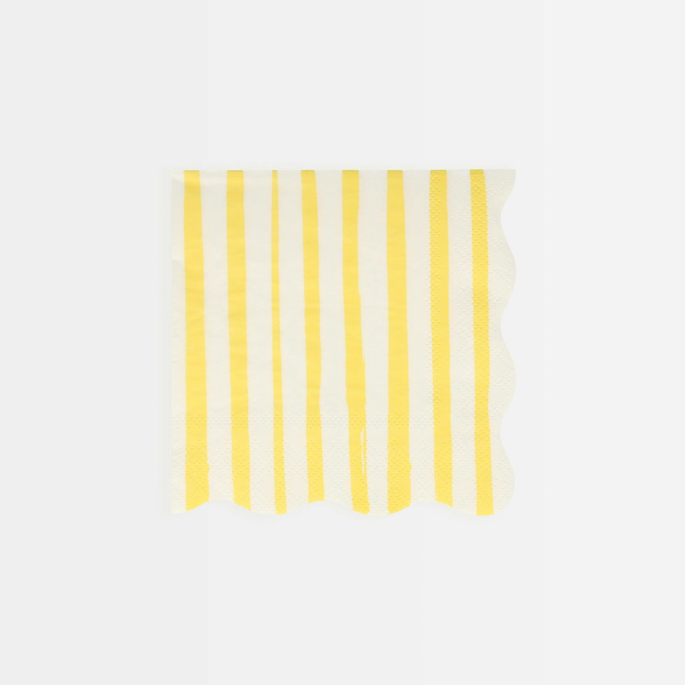 Mixed Stripe Small Napkins