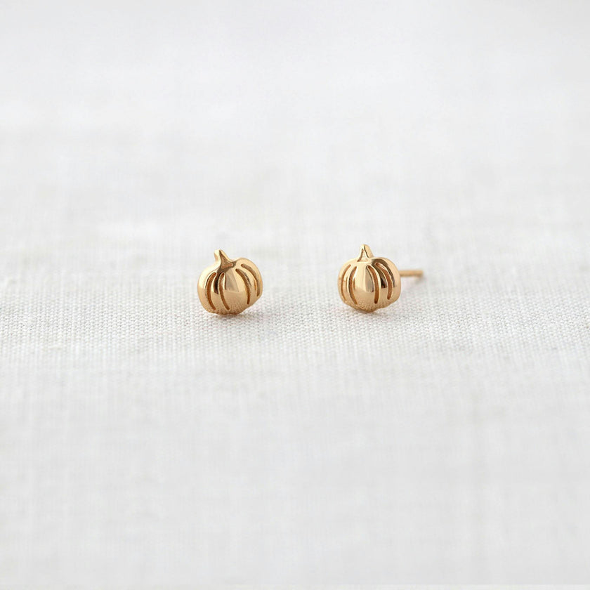 Pumpkin Stud Earrings