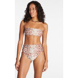 Women's Lexa Bikini Top, Burgundy