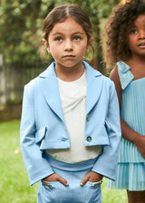 Cropped Sky Jacket
