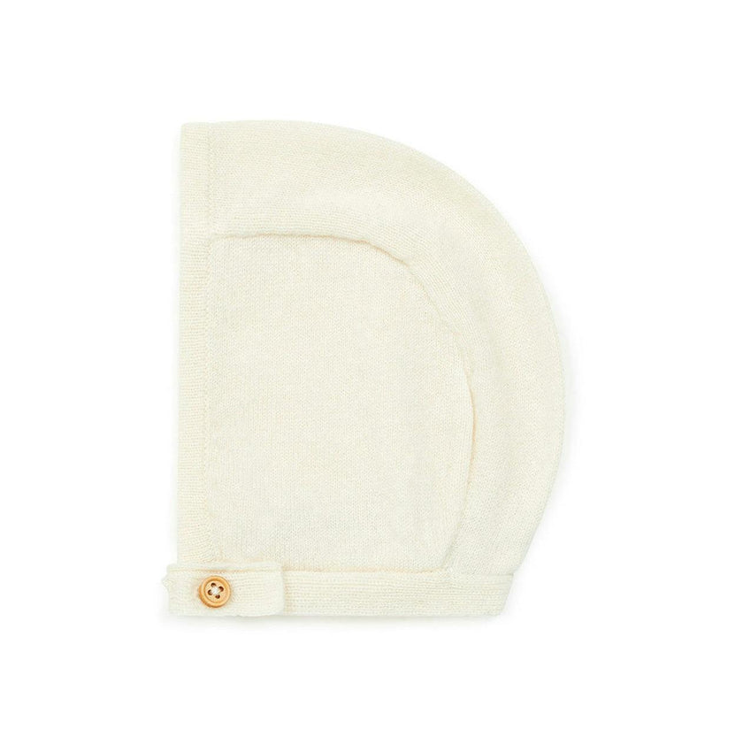 Cashmere Baby Bonnet, Cream