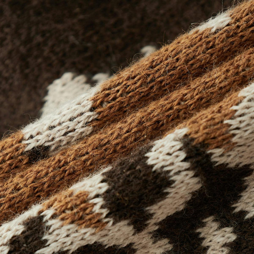 Pinecone & Knitted Pom Beanie