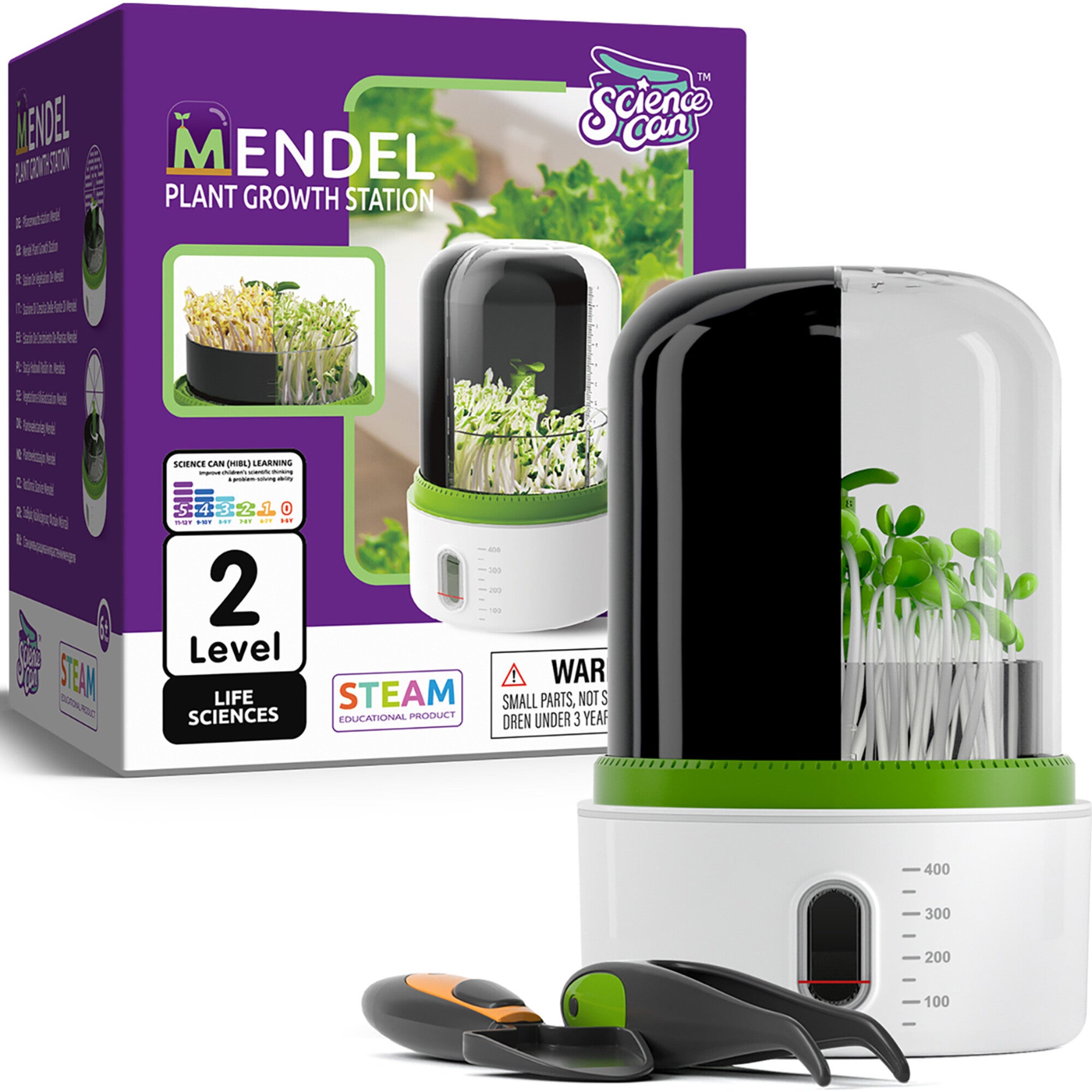 Hape: Science Can: Mendel Plant Growth Station