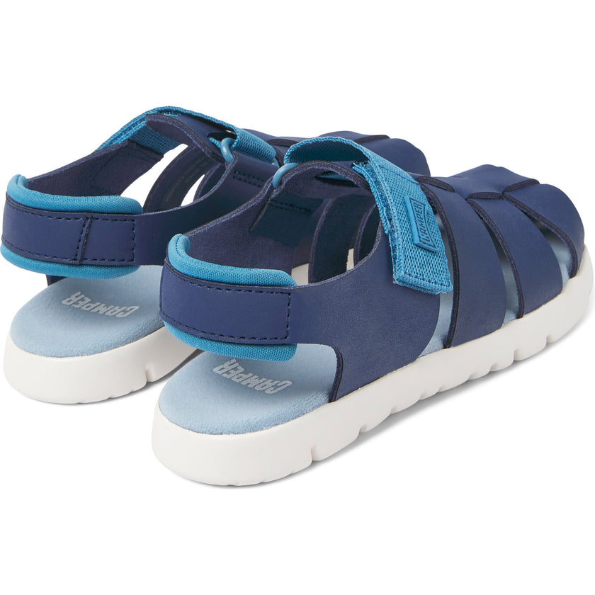 Oruga Sandals, Dark & Light Blue