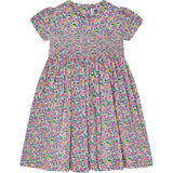 Made With Liberty Fabric Smocked Girls Dress Crisantha