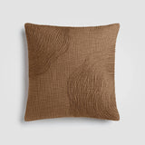 Jute Terrain Beige Textured Woven Throw Pillow