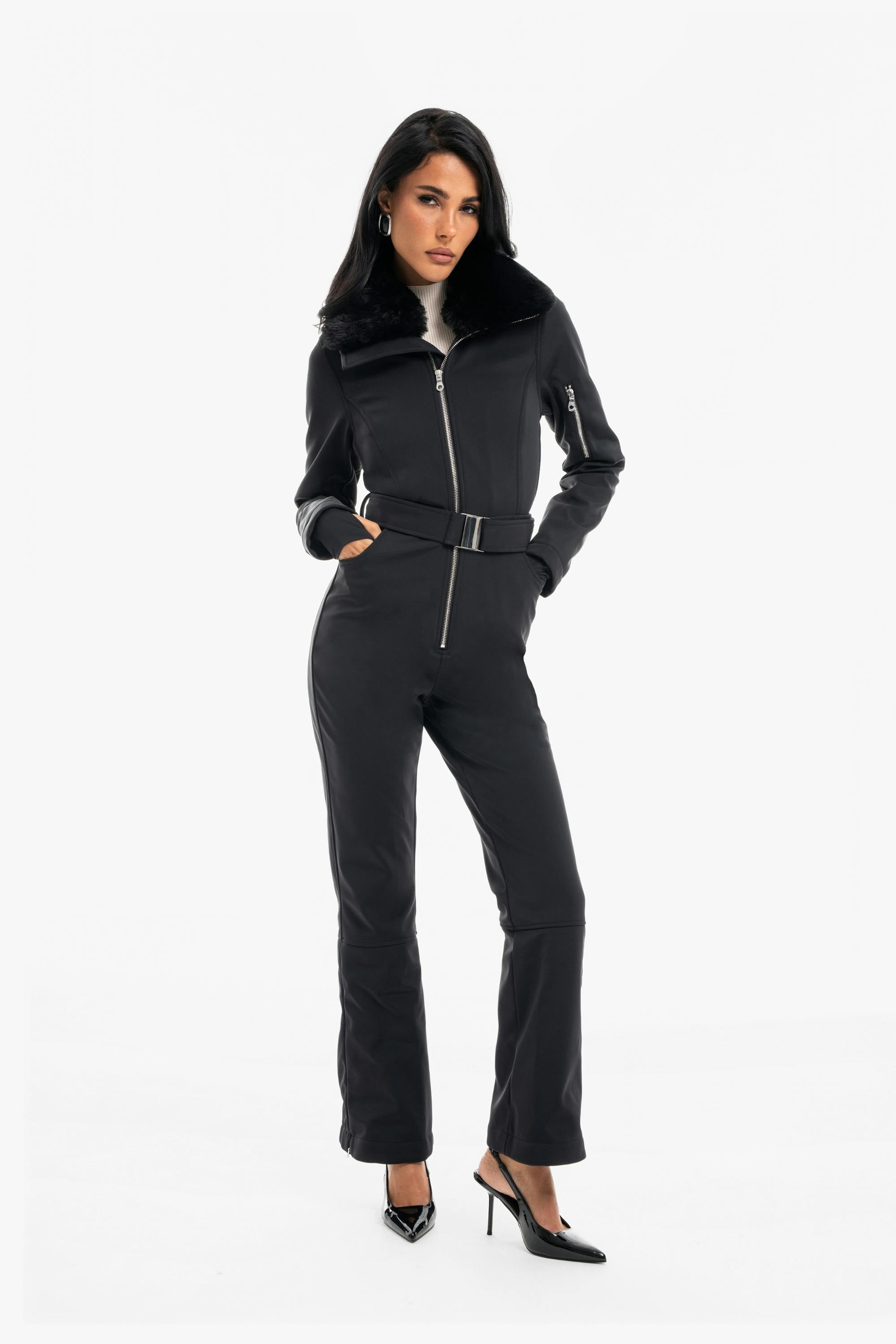 Women's Ace Ski Suit, Black Diamond