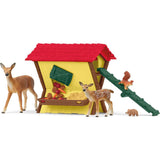Schleich Farm World: Feeding The Forest Animals - Figurine Playset