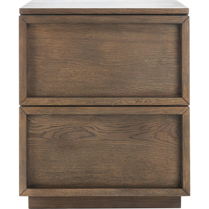 Zeus 2 Drawer Nightstand