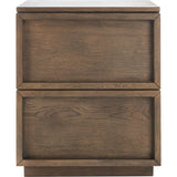 Zeus 2 Drawer Nightstand