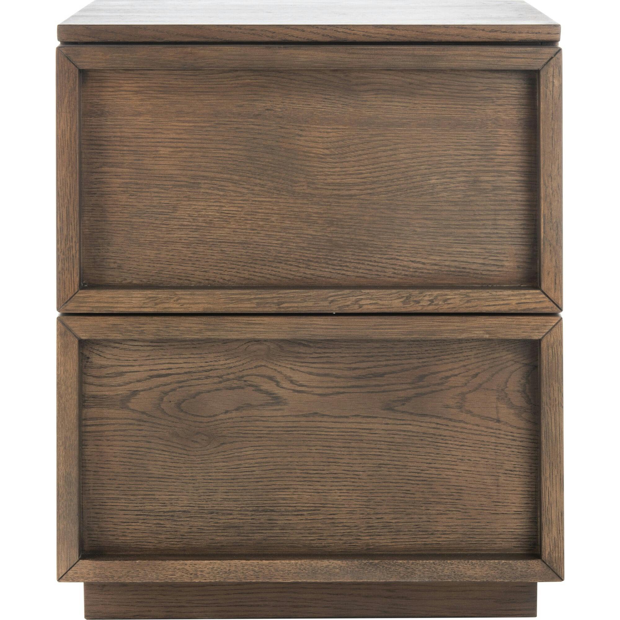 Zeus 2 Drawer Nightstand