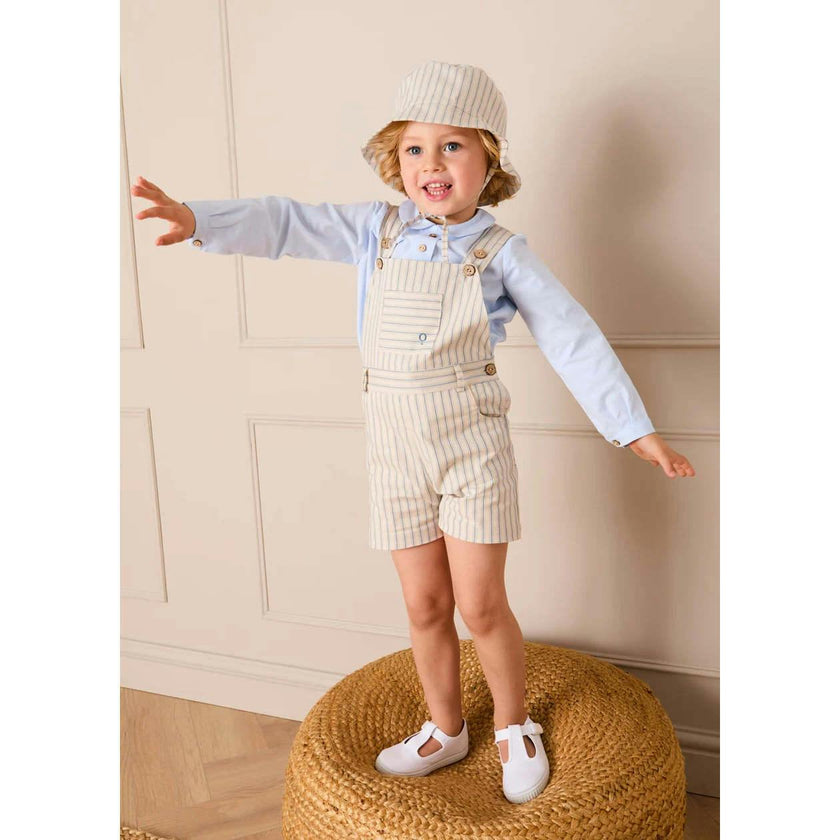 Percy Stripe Sun Hat in Blue (S-L)