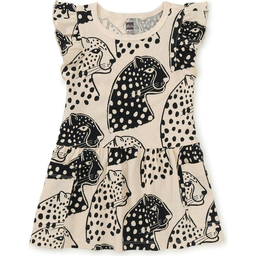 Flutter Sleeve Pocket Dress 2.0, Black