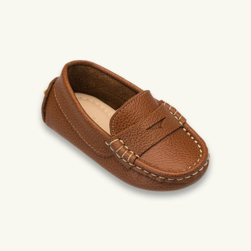 Toddler Lakke Driver Loafer | Tan Leather
