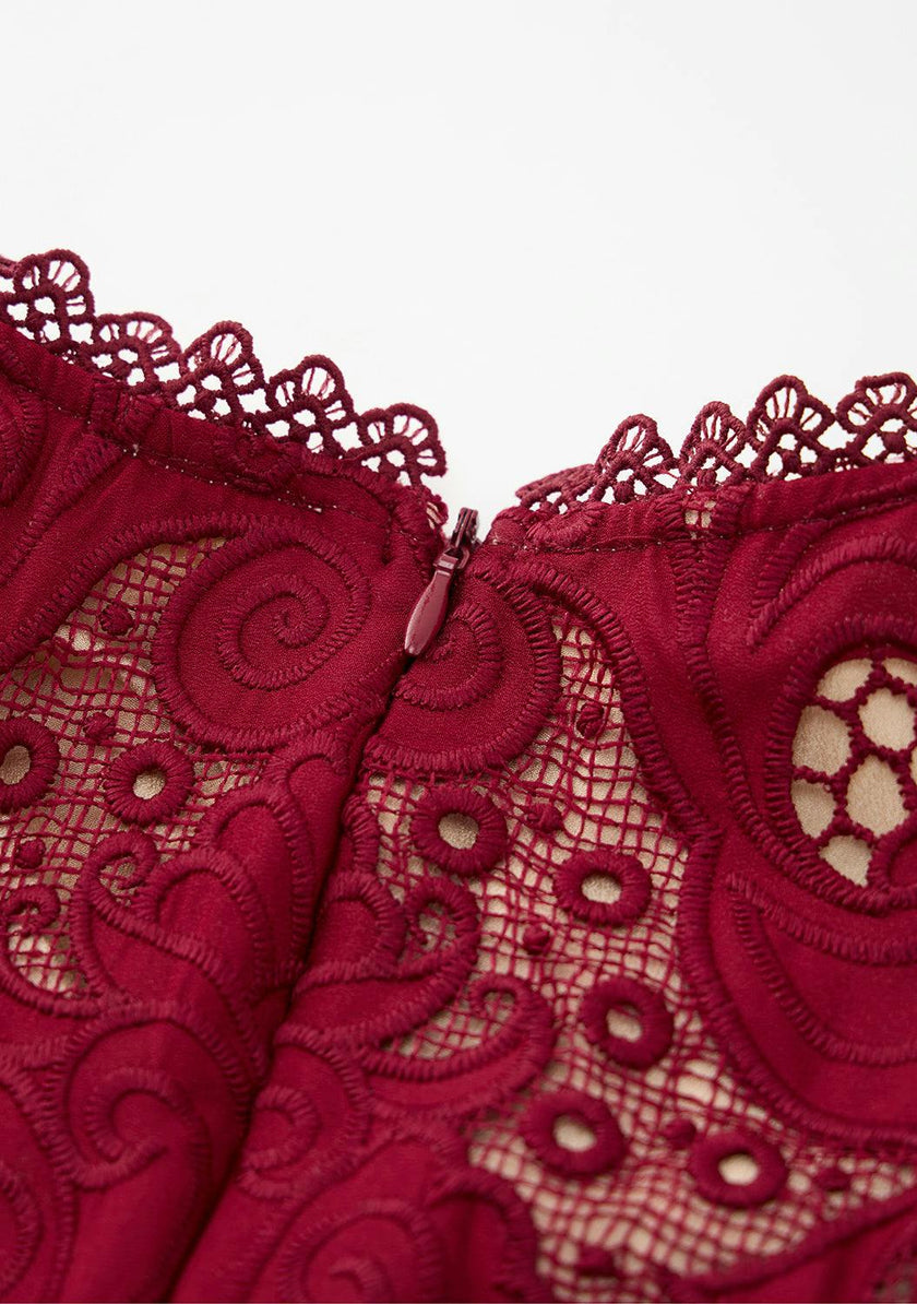 Gisele Embroidery Mini Dress