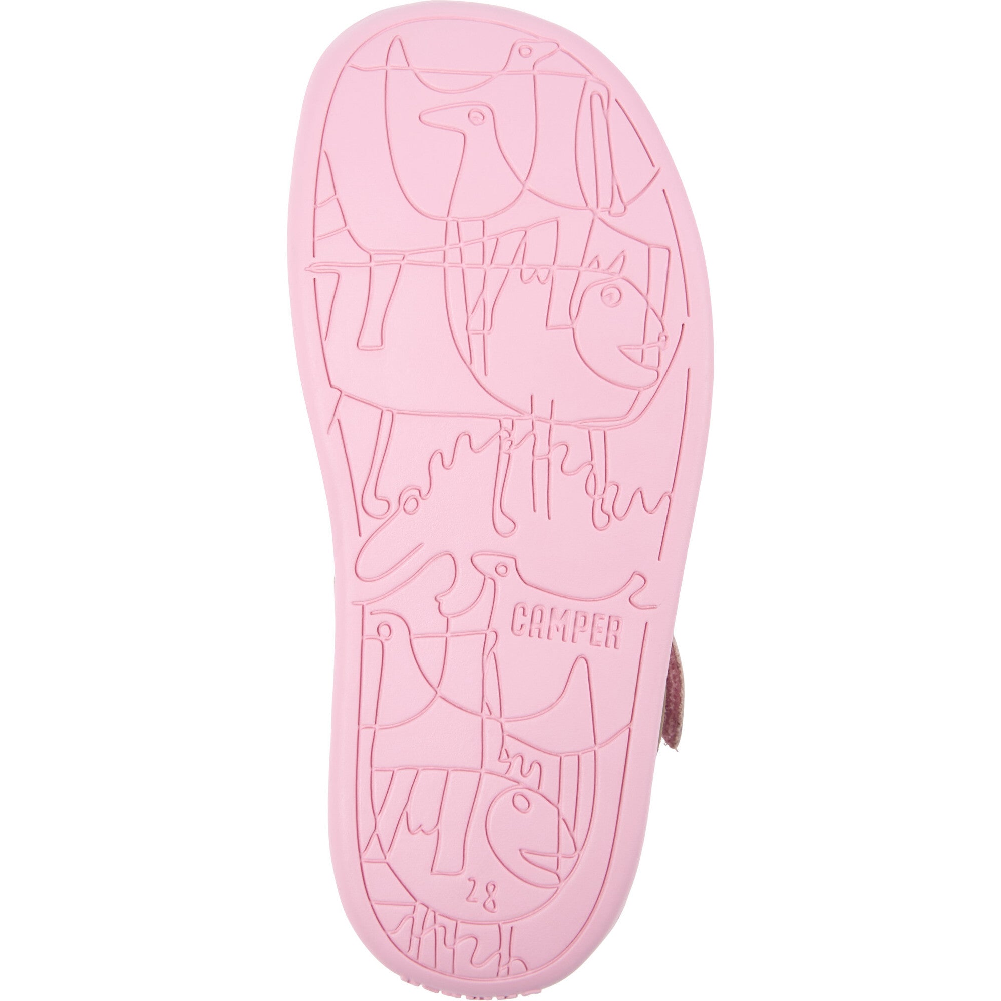 Bicho Leather Sandals, Pink