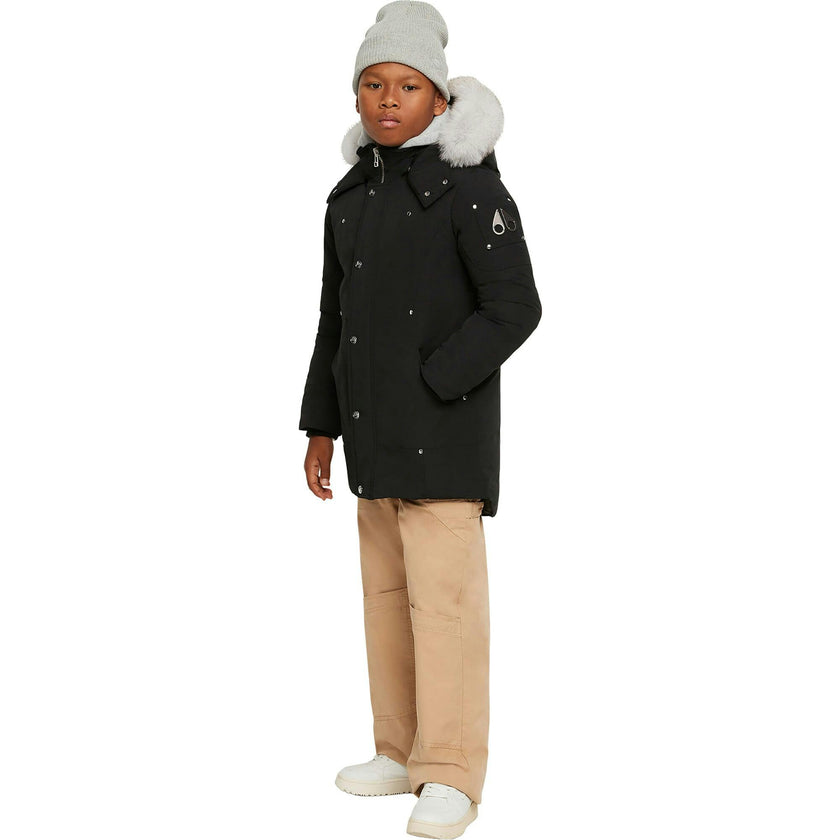 MOOSE KNUCKLES Unisex Parka with Shearling Hood - Dusty Rose