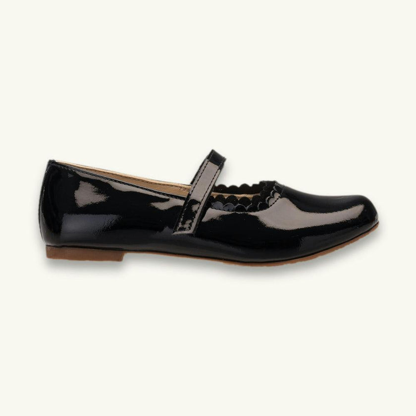 Aria Ballet Flat | Black Patent Leather