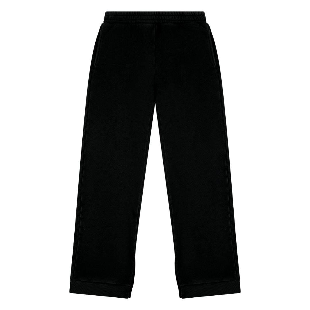 Tenly Cotton Fleece Split Hem Pocket Pant