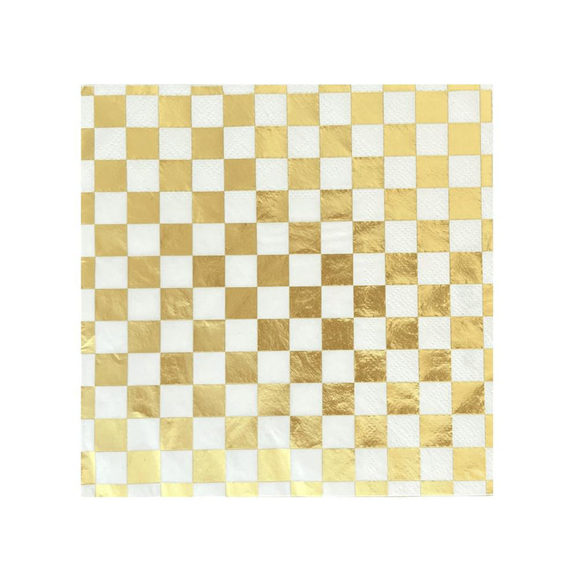 Check It! Gold Clash Large Napkins
