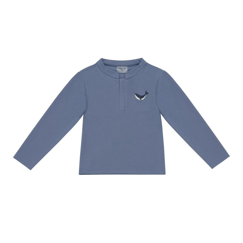 Harvie Swim Shirt | Whale | Royal Blue