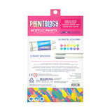Paintology Acrylic Paints Set - Pastel Colors - Set of 12