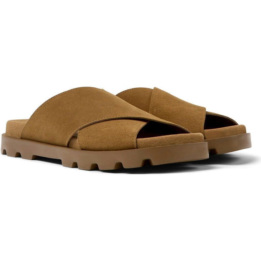 Women's Brutus Sandals Nubuck, Medium Brown