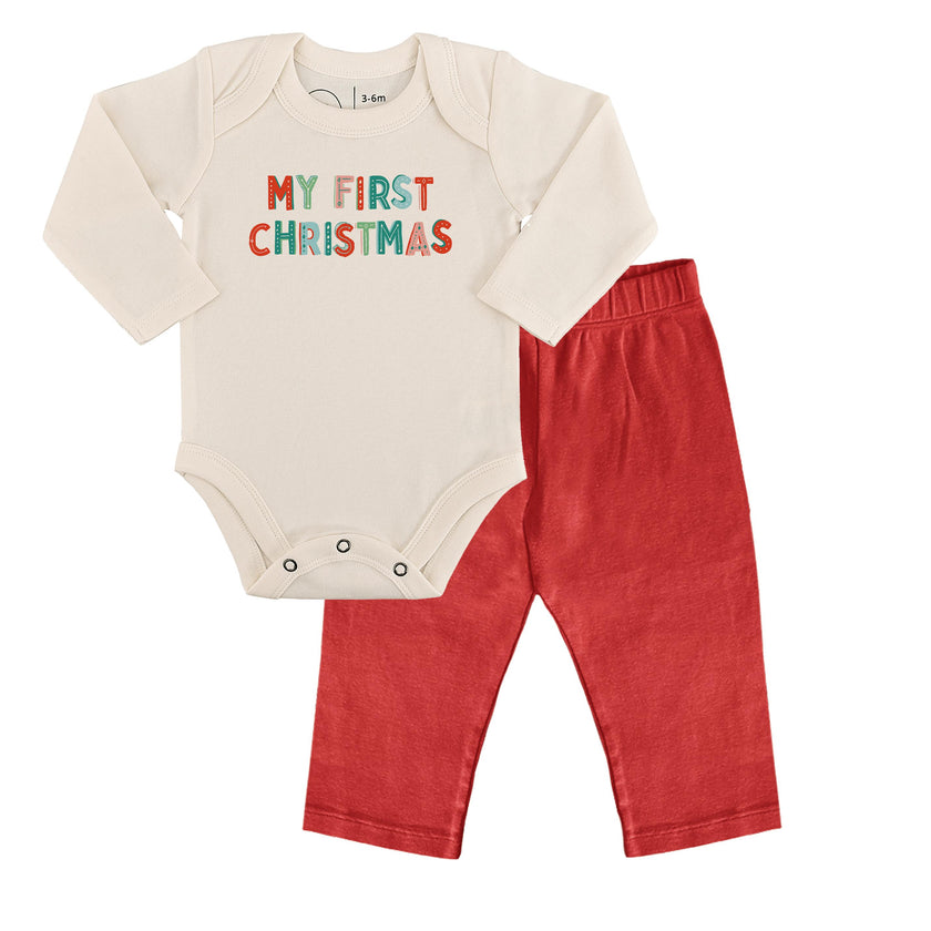 gift set | my first christmas red