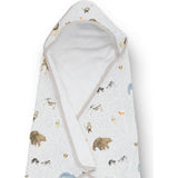 Infant Hooded Towel - Party Animals