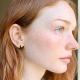 Enamel Huggie Hoop Earrings
