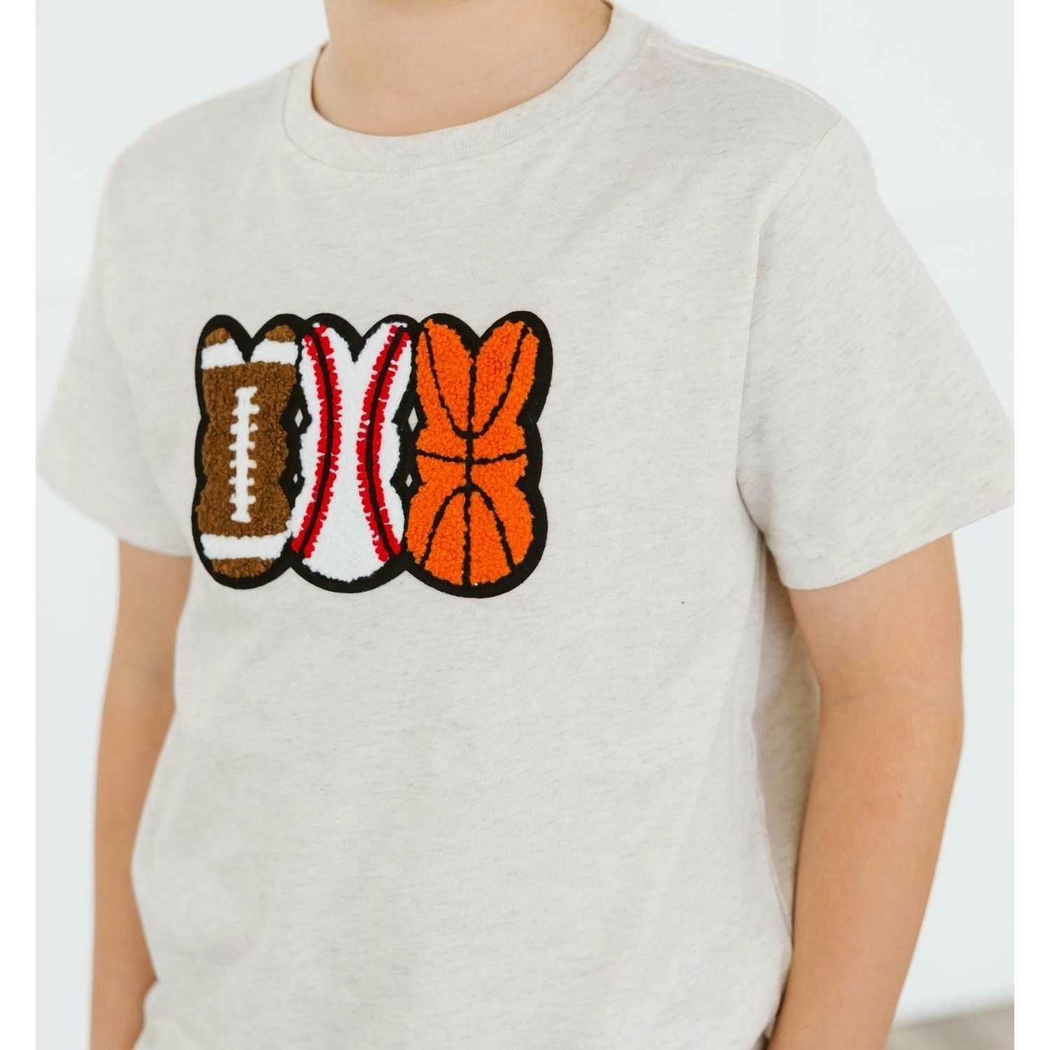 Sports Peeps Patch Easter Short Sleeve T-Shirt - Natural Heather
