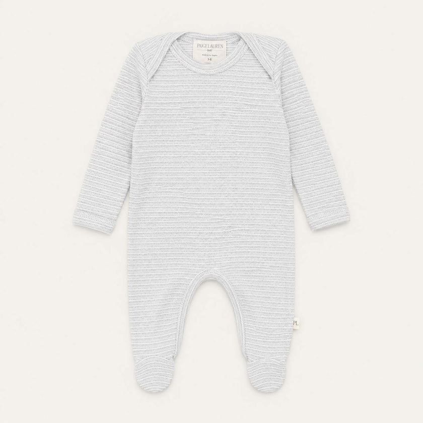 Rib Lap Tee Footie Pajama