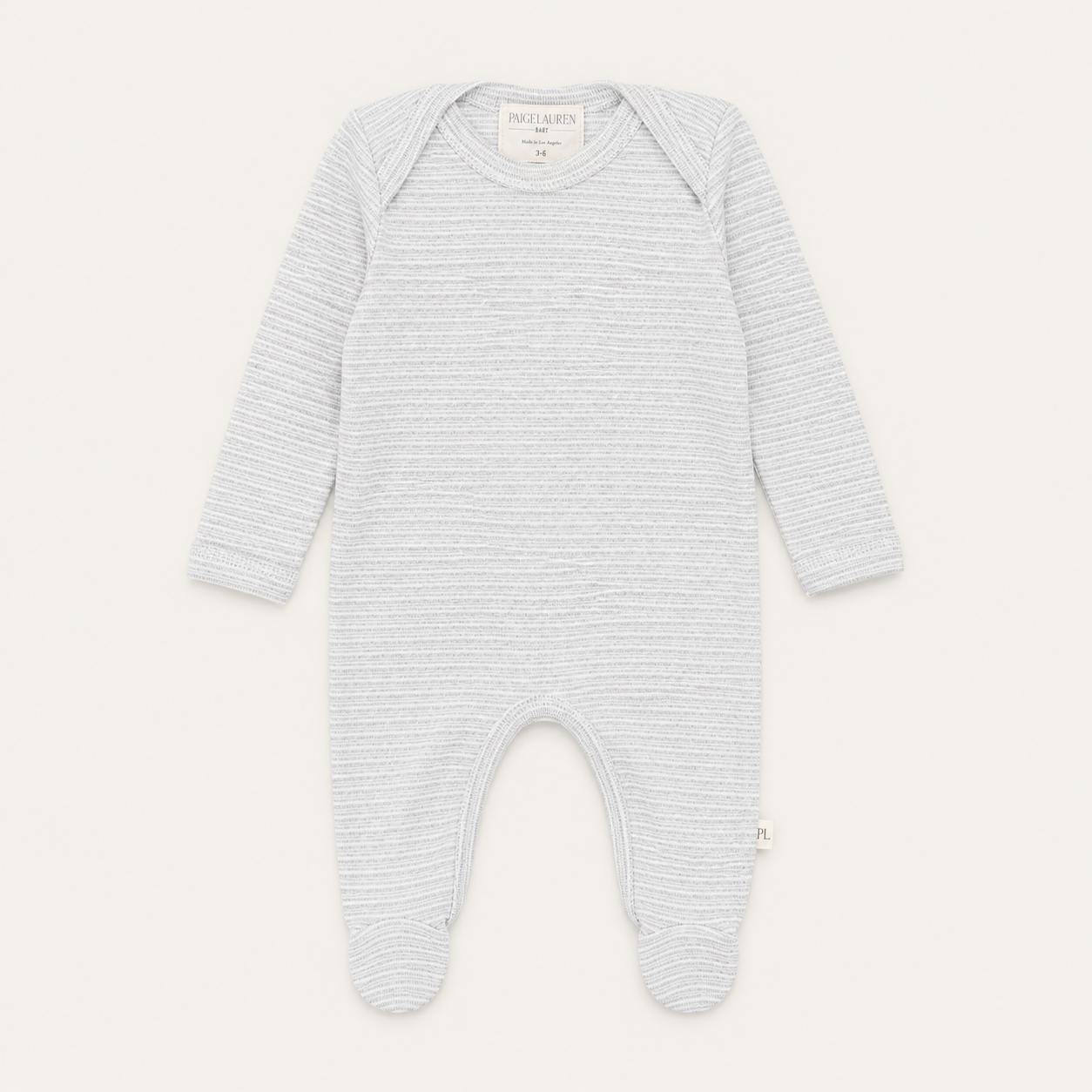 Rib Lap Tee Footie Pajama