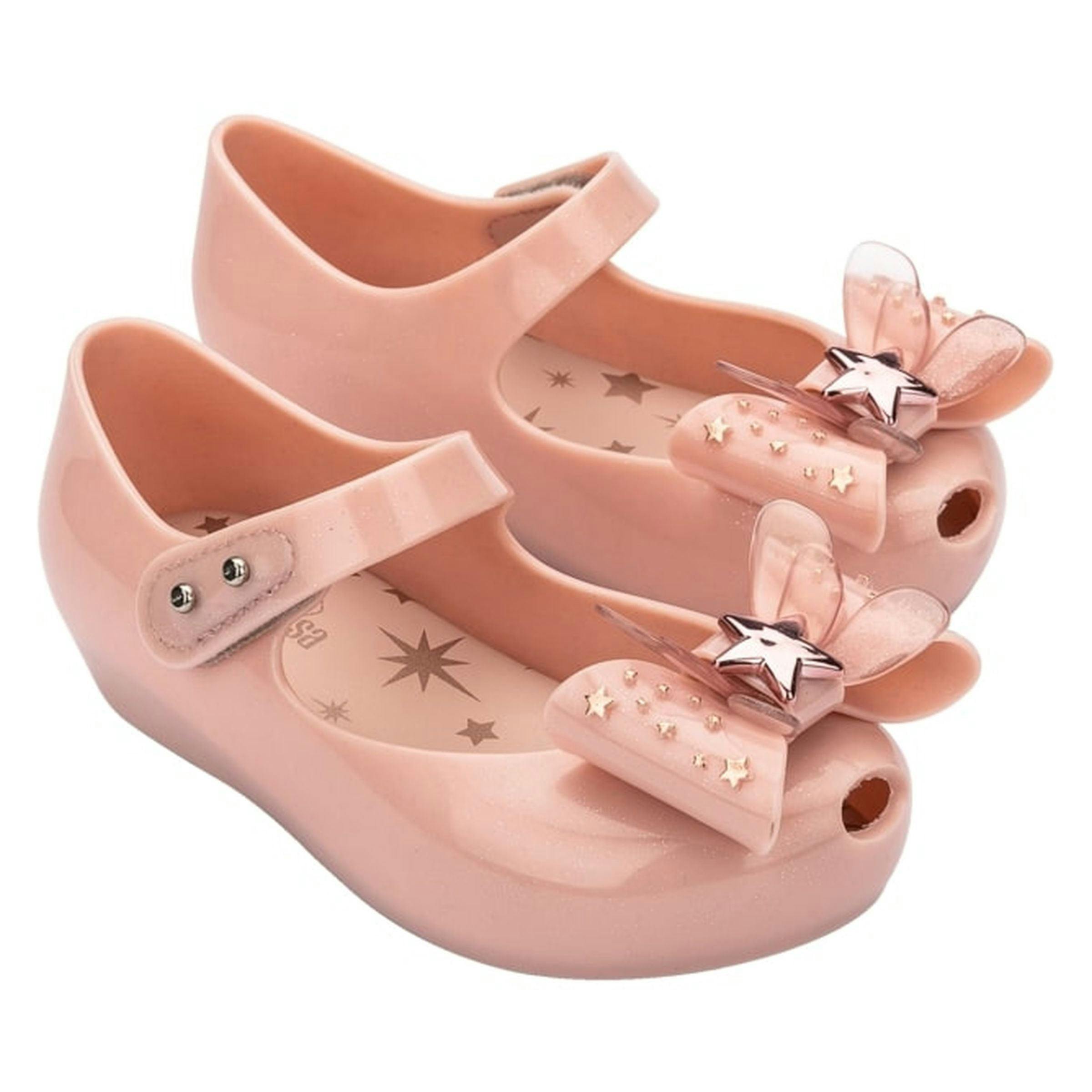 Glitter Pink Star Ballet Flat