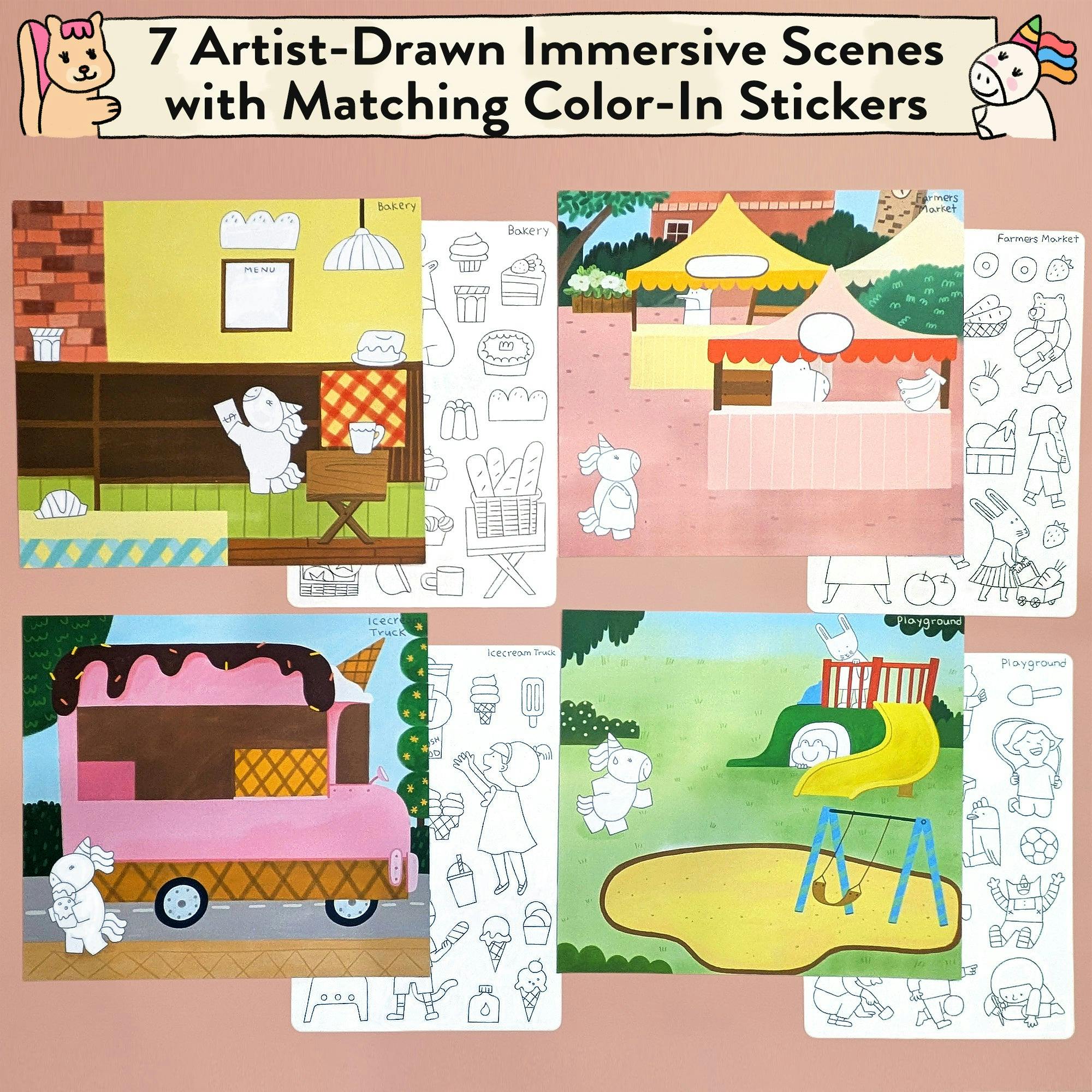My Town Storytelling Sticker Kit