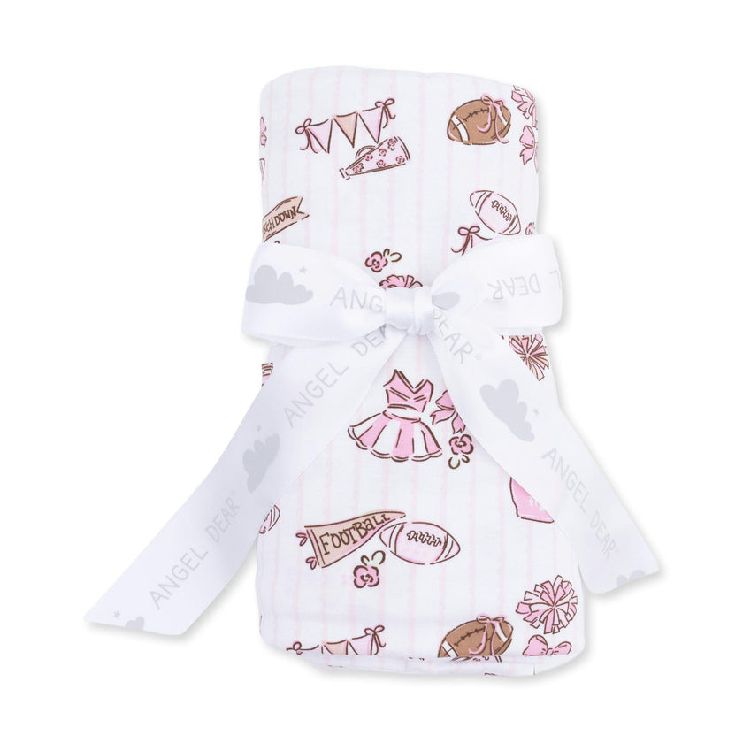Football Cheer Nursery - Swaddle Blanket