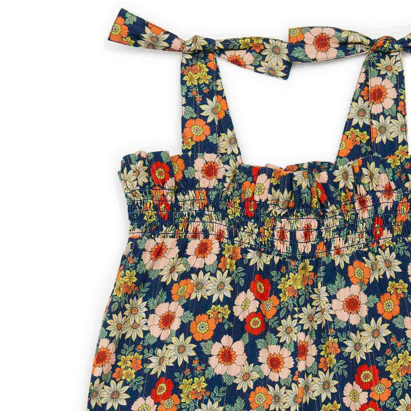 BONTON Edmee 70's Floral Jumpsuit